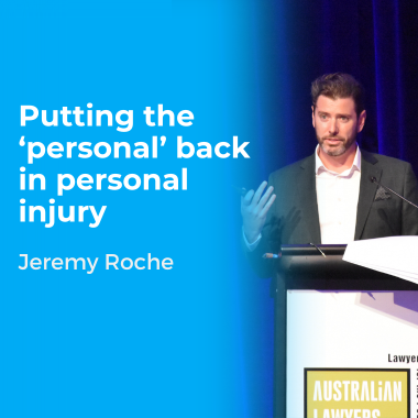 Putting the ‘personal’ back in personal injury